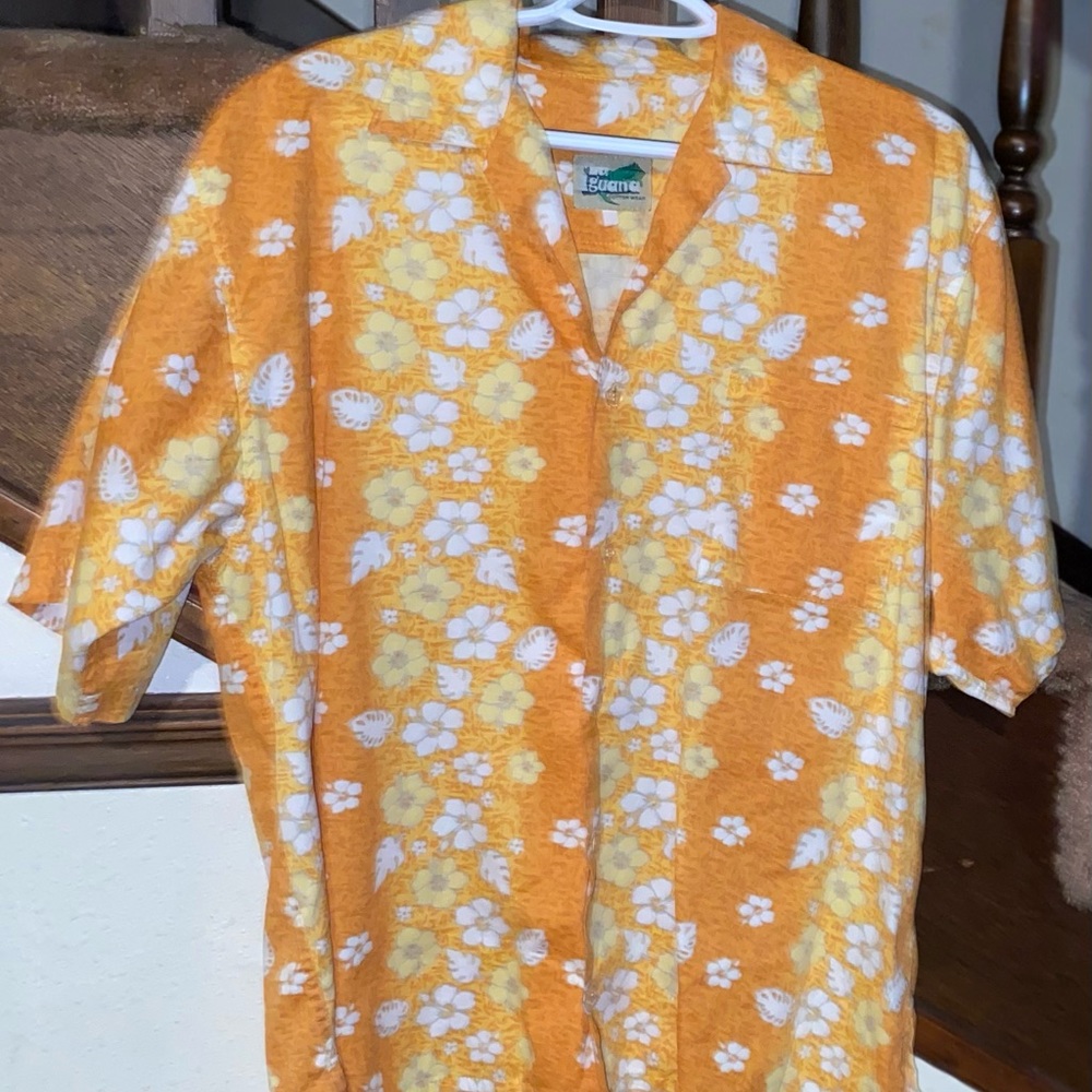 La Iguana Mens Cotton Blend Short Sleeve Shirt